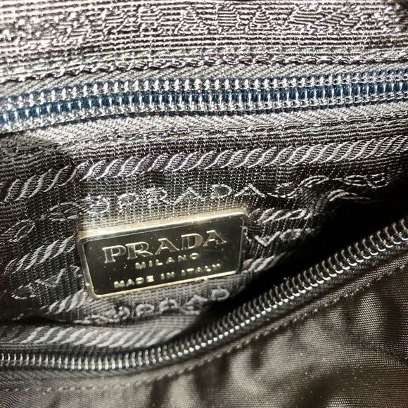 Prada Tessuto Nylon Small Black Tote - Picture 4 of 14